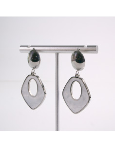 Kolczyki  SREBRNE WISZĄCE   STAL CHIRURGICZNA  LOLITA... 2