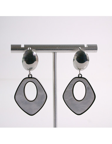 Kolczyki  SREBRNE WISZĄCE   STAL CHIRURGICZNA...