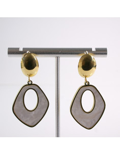 Kolczyki  ZŁOTE WISZĄCE   STAL CHIRURGICZNA  LOLITA...