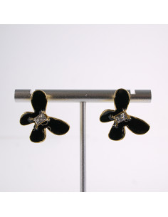 Kolczyki MOTYLE MOTYLKI CZARNY  STAL CHIRURGICZNA  LOLITA...