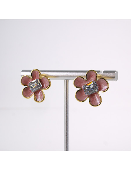 Kolczyki KWIATKI KWIATY  STAL CHIRURGICZNA  LOLITA AKCESORIA