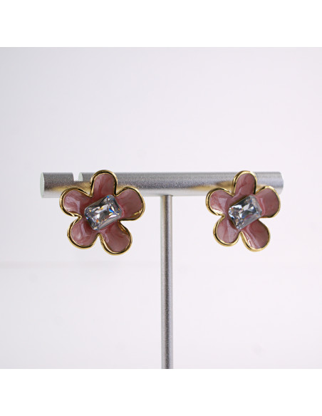 Kolczyki KWIATKI KWIATY  STAL CHIRURGICZNA  LOLITA AKCESORIA