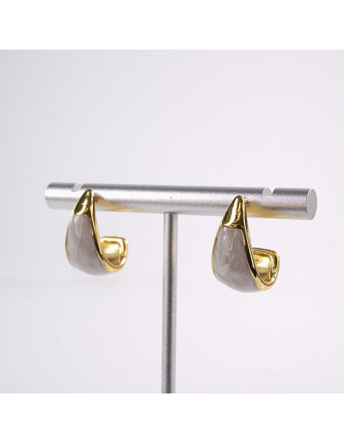 Kolczyki ZŁOTY ZAWIJAS    STAL CHIRURGICZNA...