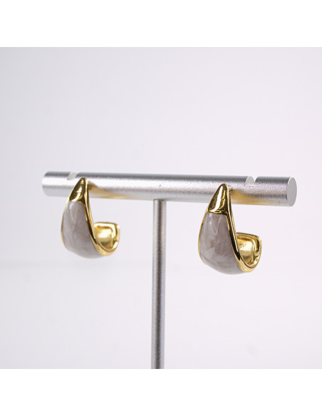 Kolczyki ZŁOTY ZAWIJAS    STAL CHIRURGICZNA  LOLITA AKCESORIA