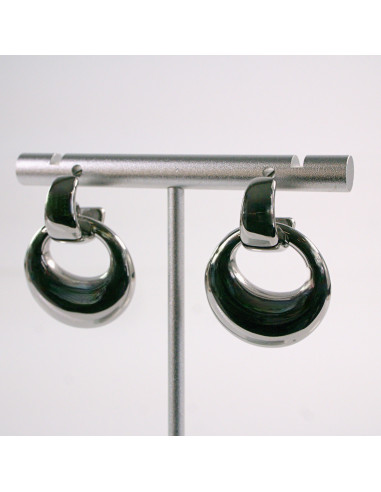 Kolczyki SREBRNE SREBRNY  STAL CHIRURGICZNA...