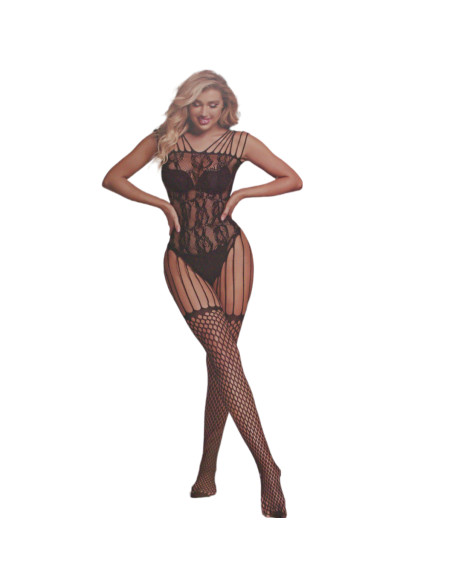 BIELIZNA EROTYCZNA BODY  SEKSOWNA KOMPLET CZARNY Lolita Accessories