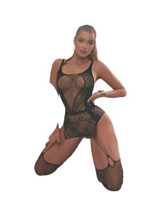 BIELIZNA EROTYCZNA BODY  SEKSOWNA KOMPLET CZARNY Lolita...