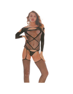 BIELIZNA EROTYCZNA BODY  SEKSOWNA KOMPLET CZARNY Lolita...