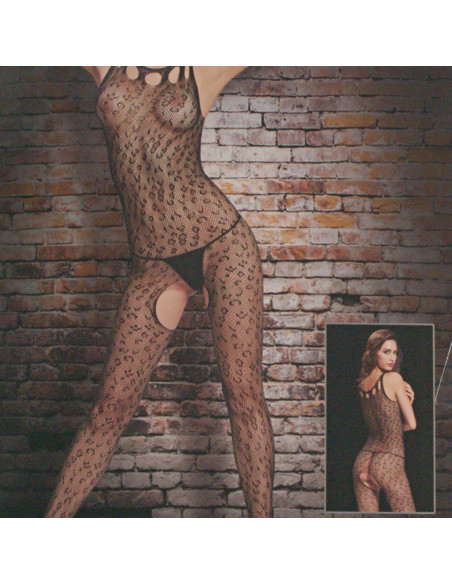 BIELIZNA EROTYCZNA BODY  SEKSOWNA KOMPLET CZARNY Lolita Accessories