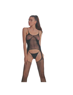 BIELIZNA EROTYCZNA BODY  SEKSOWNA KOMPLET CZARNY Lolita...