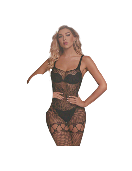 BIELIZNA EROTYCZNA BODY  SEKSOWNA KOMPLET CZARNY Lolita Accessories