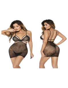 BIELIZNA EROTYCZNA BODY  SEKSOWNA KOMPLET CZARNY Lolita...