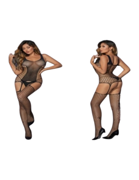 BIELIZNA EROTYCZNA BODY  SEKSOWNA KOMPLET CZARNY Lolita Accessories