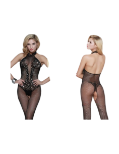 BIELIZNA EROTYCZNA BODY  SEKSOWNA KOMPLET CZARNY Lolita...