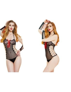 BIELIZNA EROTYCZNA BODY  SEKSOWNA KOMPLET CZARNY Lolita...