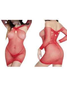 BIELIZNA EROTYCZNA BODY  SEKSOWNA KOMPLET CZERWONY Lolita...