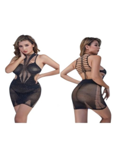 BIELIZNA EROTYCZNA BODY  SEKSOWNA KOMPLET CZARNY Lolita...