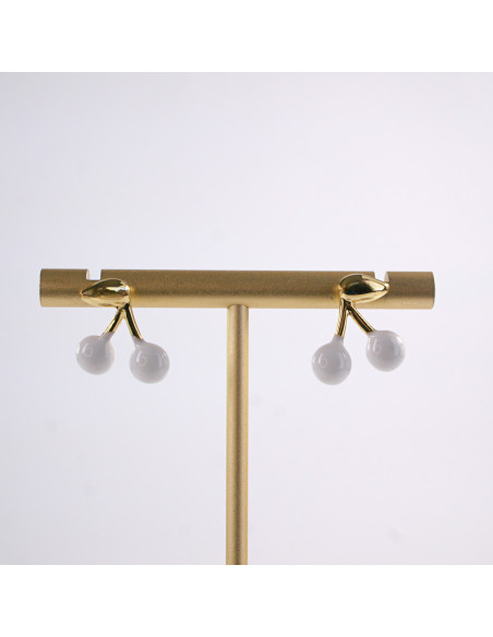 Kolczyki WIŚNIE WISIENKI WIŚNIA STAL CHIRURGICZNA  LOLITA AKCESORIA