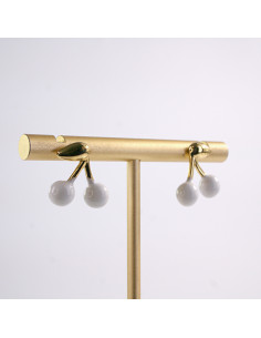 Kolczyki WIŚNIE WISIENKI WIŚNIA STAL CHIRURGICZNA  LOLITA... 2