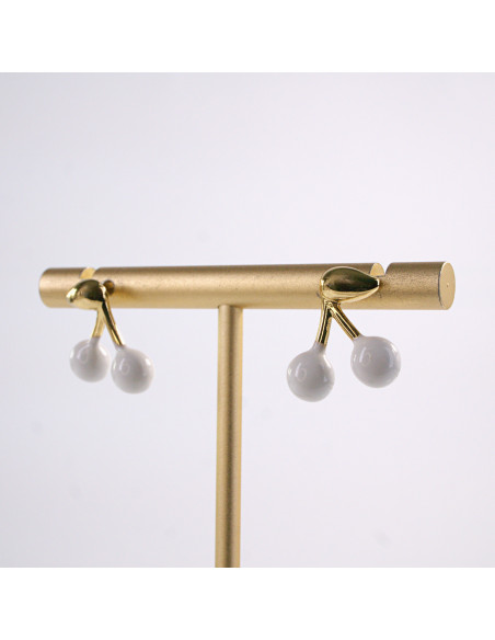 Kolczyki WIŚNIE WISIENKI WIŚNIA STAL CHIRURGICZNA  LOLITA AKCESORIA