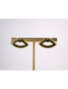 Kolczyki ZŁOTE USTA  STAL CHIRURGICZNA  LOLITA AKCESORIA