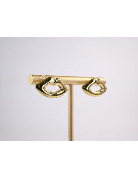 Kolczyki ZŁOTE USTA  STAL CHIRURGICZNA  LOLITA AKCESORIA