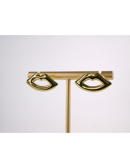 Kolczyki ZŁOTE USTA  STAL CHIRURGICZNA  LOLITA AKCESORIA