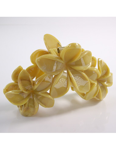 Klamra do Włosów HAWAJSKI potrójny KWIATEK...