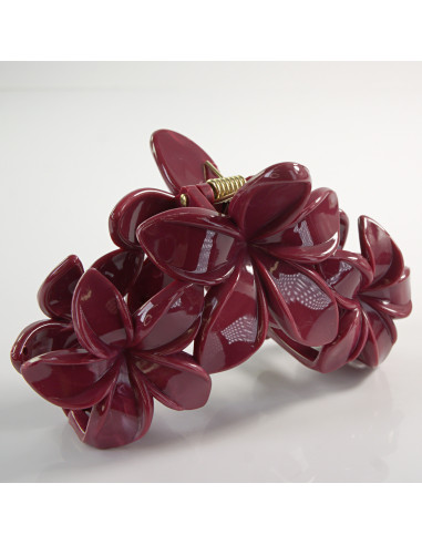 Klamra do Włosów HAWAJSKI potrójny KWIATEK...