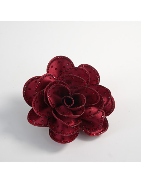 KWIAT Z MATERIAŁU BROSZKA PRZYPINKA PREZENT LOLITA ACCCESSORIES 9 CM