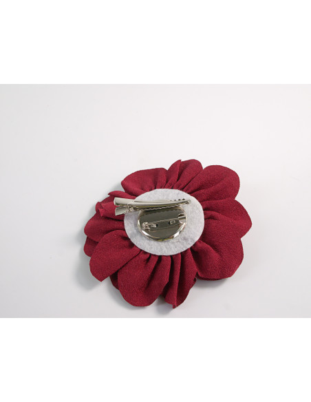 KWIAT Z MATERIAŁU BROSZKA PRZYPINKA PREZENT LOLITA ACCCESSORIES 9 CM