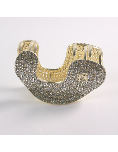 Klamra do Włosów METALOWA z CYRKONIAMI WAVE...