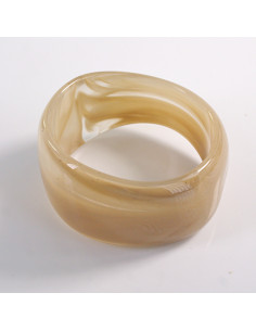 BRANSOLETKA BANGLE  AKRYL  BEŻOWY LOLITA AKCESORIA 2