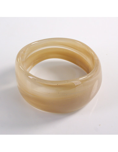 BRANSOLETKA BANGLE  AKRYL  BEŻOWY LOLITA AKCESORIA