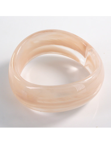 BRANSOLETKA BANGLE  AKRYL  BLADY RÓŻOWY LOLITA...