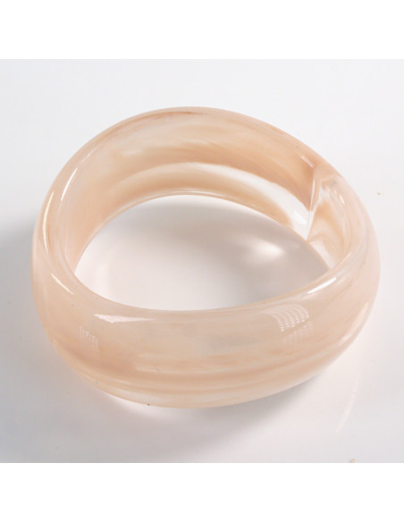 BRANSOLETKA BANGLE  AKRYL  BLADY RÓŻOWY LOLITA AKCESORIA