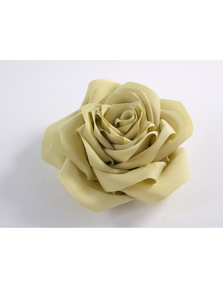 KWIAT Z MATERIAŁU BROSZKA PRZYPINKA LOLITA AKCESORIA RÓŻA 12 cm