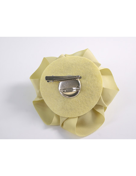 KWIAT Z MATERIAŁU BROSZKA PRZYPINKA LOLITA AKCESORIA RÓŻA 12 cm