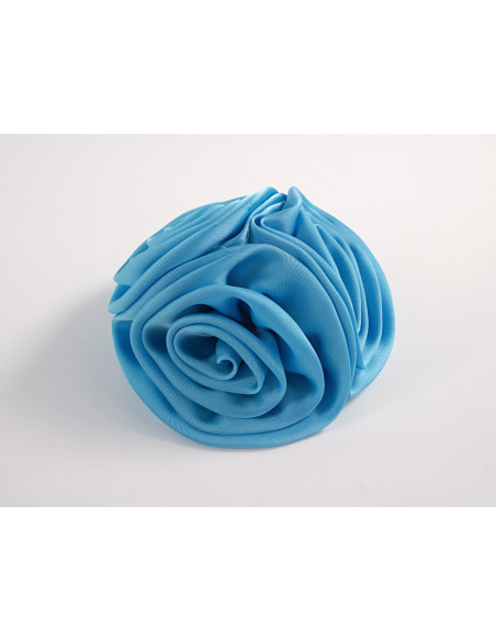 KWIAT Z MATERIAŁU BROSZKA PRZYPINKA LOLITA AKCESORIA POTRÓJNA RÓŻA 11 cm