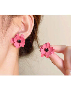 Kolczyki KWIATY KWIATKI BOHO Lolita Accessories srebrny... 2