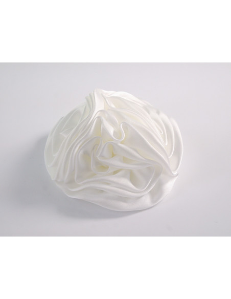 KWIAT Z MATERIAŁU BROSZKA PRZYPINKA LOLITA AKCESORIA POTRÓJNA RÓŻA 11 cm