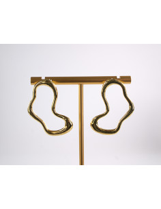 Kolczyki ZŁOTE NIEREGULARNE STAL CHIRURGICZNA  LOLITA...