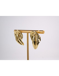 Kolczyki ZŁOTY ZAWIJAS  STAL CHIRURGICZNA  LOLITA AKCESORIA 2