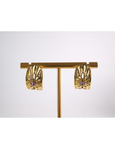 Kolczyki ZŁOTY AŻUROWY ZAWIJAS  STAL CHIRURGICZNA  LOLITA...