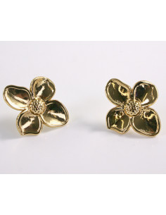 Kolczyki ZŁOTE KWIATY KWIATKI STAL CHIRURGICZNA  LOLITA...