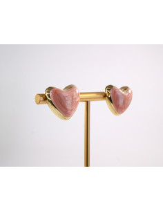 Kolczyki SERCE SERCA ŁOSOSIOWY STAL CHIRURGICZNA  LOLITA... 2