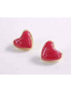 Kolczyki SERCE SERCA CZERWONY STAL CHIRURGICZNA  LOLITA...