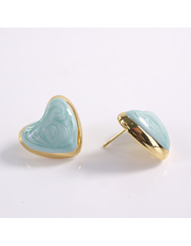 Kolczyki SERCE SERCA  STAL CHIRURGICZNA  LOLITA...