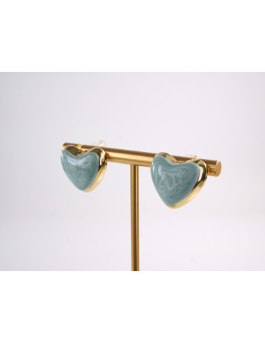 Kolczyki SERCE SERCA  STAL CHIRURGICZNA  LOLITA...