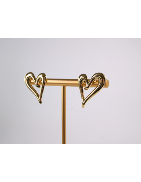 Kolczyki SERCE SERCA STAL CHIRURGICZNA  LOLITA AKCESORIA